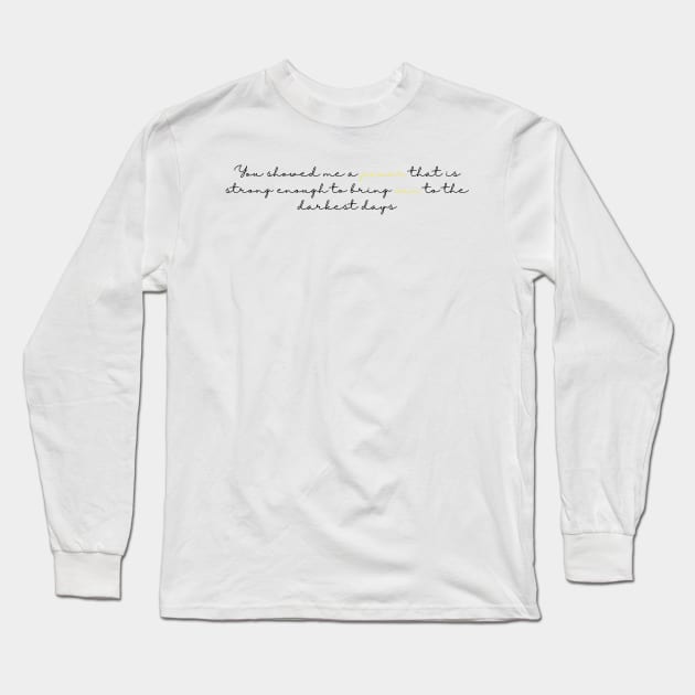 a power that is strong enough Long Sleeve T-Shirt by cartershart